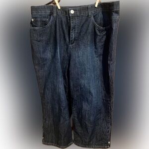 Christopher & Banks Blue Ankle Cropped Jeans